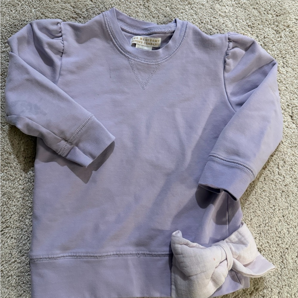 The Beaufort Bonnet Company Lilac Kids Sweatshirt